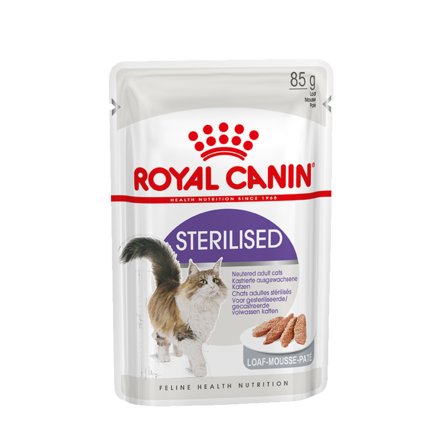 Royal Canin Sterilised Паштет для взрослых стерилизованных кошек и кастрированных котов – интернет-магазин Ле’Муррр