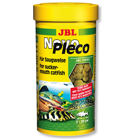 JBL NovoPleco Основной корм для небольших и средних кольчужных сомов (чипсы) – интернет-магазин Ле’Муррр