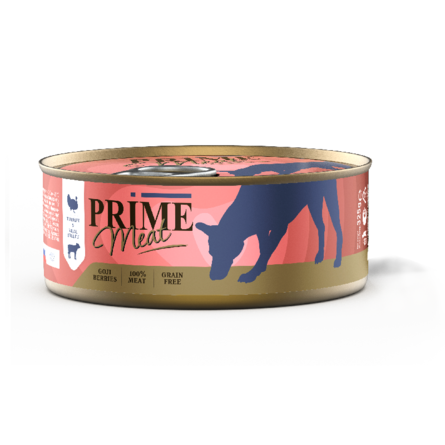 PRIME MEAT Индейка с телятиной, филе в желе, для собак – интернет-магазин Ле’Муррр