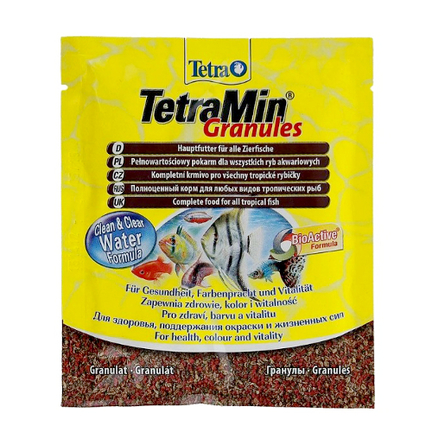 TetraMin Granules Основной корм для всех видов рыб – интернет-магазин Ле’Муррр